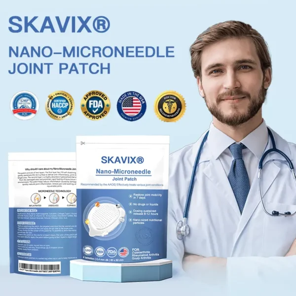 ✅ Official Store: Skavix® Nano-Microneedle Joint Patch