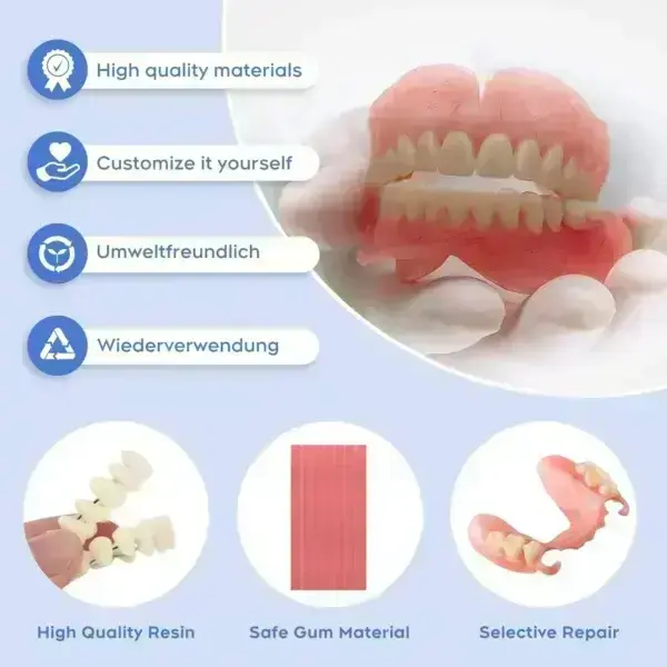 Dresfa® Medical Full Denture with Strong Suction