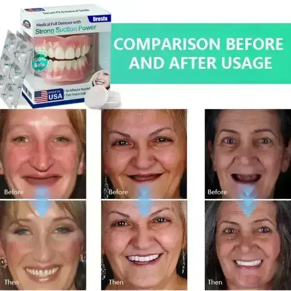 Dresfa® Medical Full Denture with Strong Suction