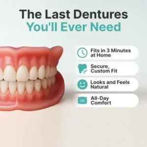 -Ends Today: 70% OFF!🦷DarkFairy™ Custom-Fit Full Functional Dentures Make you more confident