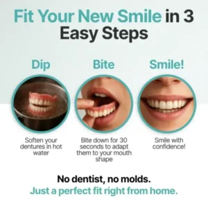 🦷HazyGalaxy™ Custom-Fit Functional Dentures — Made in the USA, Up to 70% OFF for a More Confident Smile!