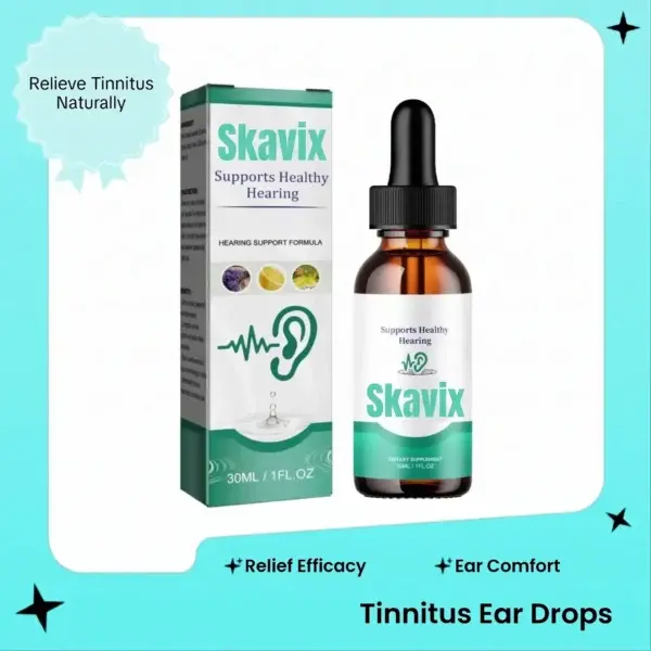 SKAVIX® Tinnitus Ear Drops 2026 | Natural Ear Relief