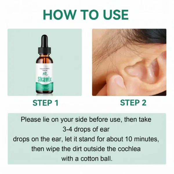 SKAVIX® Tinnitus Ear Drops 2026 | Natural Ear Relief