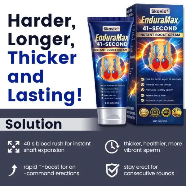Skavix® EnduraMax Cream | Fast Male Performance Support
