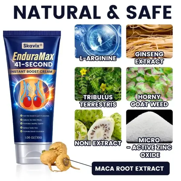 Skavix® EnduraMax Cream | Fast Male Performance Support