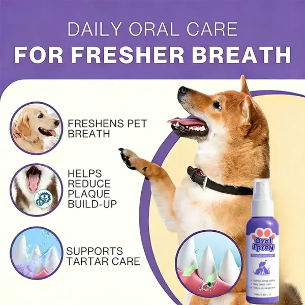 Skavix™ Pet Oral Spray | Fresh Breath & Gum Care