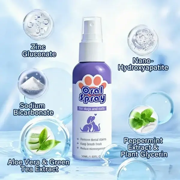 Skavix™ Pet Oral Spray | Fresh Breath & Gum Care