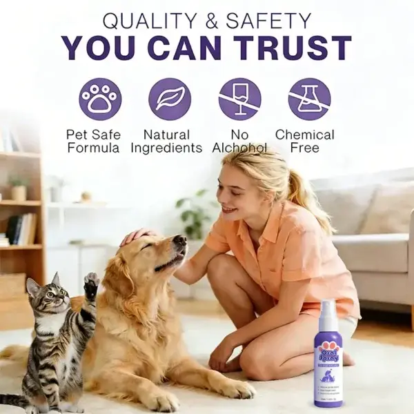 Skavix™ Pet Oral Spray | Fresh Breath & Gum Care