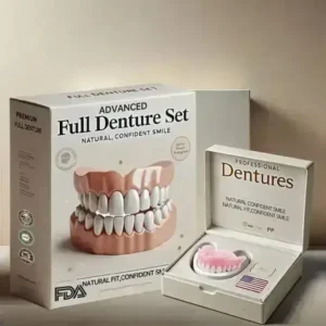 HEATWOLF Full Denture Set | Custom Fit Upper & Lower Dentures